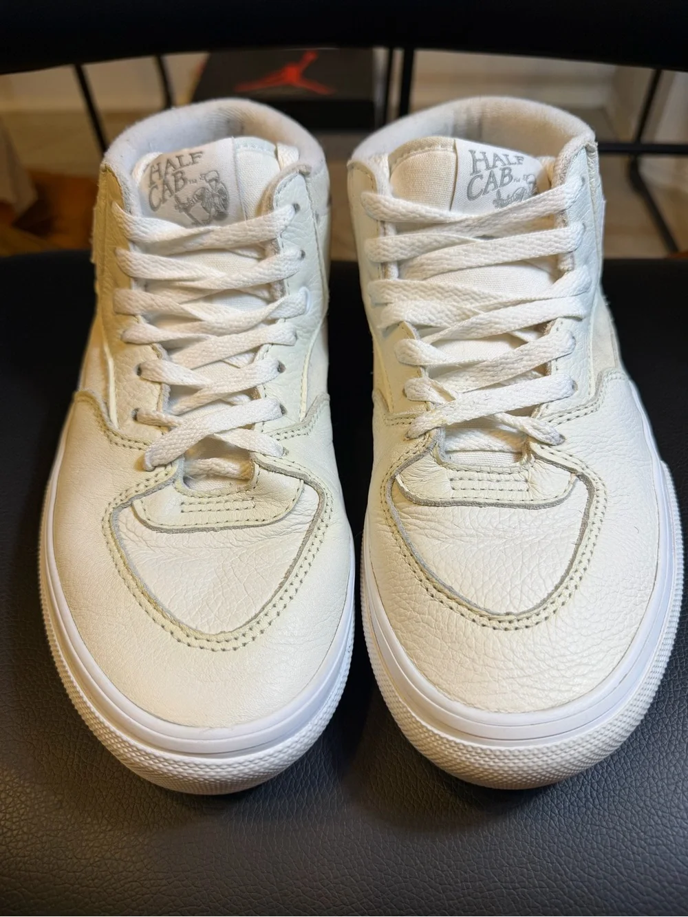 Vans Skate Half Cab 'Daz - White' mid-top skateboarding sneakers
